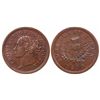 Image 1 : Breton-873.  NS-2C1.  One Penny Token.  1840.  ICCS Mint State-60