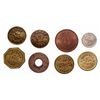 Image 1 : Breton-735.  ILIFFE. 1 Loaf.  Brass. (two types).  Both VF;  Breton-755.  E…
