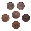 Image 1 : HARD TIMES TOKENS.  Running Boar.  HT#9;  Daniel Webster.  HT#18 & HT#20;  …