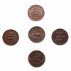 Image 2 : HARD TIMES TOKENS.  Daniel Webster. 1841.  HT#18. (3 pcs.);  Illustrious Pr…