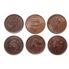 Image 1 : HARD TIMES TOKENS.  Illustrious Predecessor.  HT#33;  Liberty-Not-One Cent.…