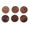 Image 1 : HARD TIMES TOKENS.  Illustrious Predecessor.  HT#33;  Liberty-Not-One Cent.…
