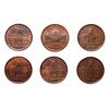 Image 2 : HARD TIMES TOKENS.  New York.  Merchants Exchange.  HT#293. (5 pcs.);  HT#2…