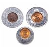 Image 1 : Lucky Penny. Aluminum tokens, with Indian Head cents imbedded. 1). Pan-Amer…