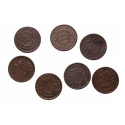 Half Cents.  1803, 1804, Crosslet 4, Stemless (2 pcs.);  1805, Medium 5;  1…
