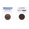 Image 1 : Large Cent.  1822. PCGS graded Extra Fine-40. Brown.