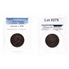 Image 1 : Large Cent. 1823/2.  PCGS graded Genuine. Fine details. Scratch.