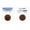 Image 1 : Large Cent.  1831. Large letters.  PCGS graded AU-58.  Traces of luster.