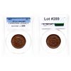 Image 1 : Large Cent.  1847.  PCGS graded Mint State-63. Brown.