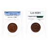 Image 1 : Large Cent.  1848.  PCGS graded AU-58.