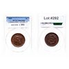 Image 1 : Large Cent.  1849.  PCGS graded Mint State-63.  Brown.