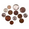 Image 1 : MISC. LOT.  Large Cent.  1851,  1855.  Both AU-50.  Both with 40% red luste…