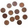 Image 2 : ONE Cent.  1866, 1868, 1869, 1871, 1872, 1878.  All Fine-12 to Fine-15;  18…