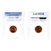 Image 1 : Lincoln Cent.  1910-S.  PCGS graded Mint State-64. Red-Brown.  60% red.