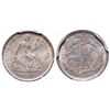 Image 1 : Half Dime.  1860-O.  PCGS graded Mint State-64+.  Highly attractive medium …
