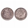 Image 1 : Half Dime.  1871.  Proof-64.  Even gray toning.