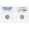 Image 1 : Capped Bust Ten Cents.  1821.  PCGS graded Genuine.  AU details. Damage.