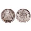 Image 1 : Liberty Seated Ten Cents.  1877-CC.  PCGS graded Mint State-64.  Lightly to…