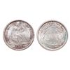 Image 1 : Liberty Seated Ten Cents.  1883.  PCGS graded Genuine.  PVC Residue.