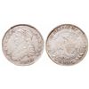 Image 1 : Capped Bust Half Dollar.  1809. XXX Edge.  PCGS graded AU-50.  Lightly tone…
