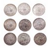 Image 2 : Capped Bust Half Dollar.  1810,  1817,  1818/7, Small 8,  1819/8,  1821,  1…