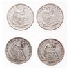 Image 1 : Liberty Seated Half Dollar.  1853, 1857, 1877-CC.  All Very Fine-20 or bett…
