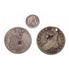 Image 1 : Counter-Stamped Lot.  1). Bust 50 Cents. 1829. 'Fleur-d-Lys' c/s on bust. H…