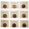 Image 1 : Victorian Large Cent Lot.  1859, Narrow 9. ICCS Mint State-63. Red-Brown. 5…