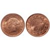 Image 1 : Victoria Large Cent. 1881-H.  ICCS Mint State-65. Red. 90% even red-gold lu…