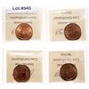 Image 2 : Victorian Large Cent Lot. 1882-H. Obv. port. #1.  ICCS Mint State-64. Red. …