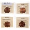 Image 2 : 1884. Obverse port. #2.  ICCS Mint State-64. Red.  85% even red-gold luster…