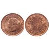 Image 1 : 1884. Obverse port. #2.  ICCS Mint State-65. Red.  Full even red-gold luste…