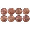Image 1 : 1884. Obverse port. #2.  ICCS Mint State-65. Red.  90% even red-gold luster…