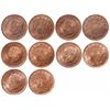 Image 1 : 1884. Obverse port. #2.  ICCS Mint State-65. Red.  95% even red-gold luster…
