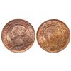 Image 1 : 1886. Obverse port. #2.  ICCS Mint State-65. Red.  95%/80% red luster.  Tie…