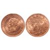 Image 1 : 1887.  ICCS Mint State-66. Red.  Full blazing even red-gold luster.