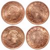 Image 1 : 1888. Re-cut middle '8'.  ICCS Mint State-66. Red.  90%+ even red-gold lust…