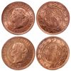 Image 1 : 1888. Re-cut middle '8'.  ICCS Mint State-66. Red.  85% even red-gold luste…