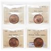 Image 1 : 1891. Large Date. Obv. port. #3.  ICCS Mint State-64. Red.  80% even red-or…