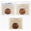 Image 2 : 1891. Large Date. Obv. port. #2.  ICCS Mint State-65. Red.  90% even red-or…