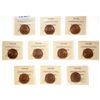 Image 2 : 1899.  ICCS Mint State-65. Red.  90% or more red luster.  Lot of ten (10) G…