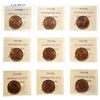 Image 2 : 1899.  ICCS Mint State-64. Red.  85% or more red luster.  Lot of nine (9) l…