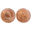 Image 1 : 1908.  ICCS Mint State-66. Red.  90% even red-orange luster.