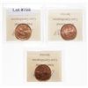 Image 2 : 1908.  ICCS Mint State-66. Red.  95% even red-orange luster;  1911.  ICCS M…