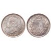 Image 1 : Five Cents. 1893.  ICCS Mint State-65.  Light, multi-hued toning.