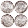 Image 1 : Five Cents Silver Pair.  1902. ICCS Mint State-66. Brilliant and lustrous; …