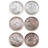 Image 1 : Five Cents Trio. 1902. ICCS Mint State-66. Light, multi-hued toning; 1911. …