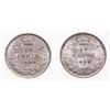 Image 2 : Ten Cents.  1894. Obverse port. #6.  1898. Obverse port. #6.  Both Choice A…