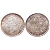 Image 1 : Ten Cents.  1896. Obverse port. #5.  ICCS Mint State-66. Light rainbow toni…