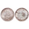 Image 1 : Ten Cents.  1901.  ICCS Mint State-66.  Light multi-hued rainbow toning ove…